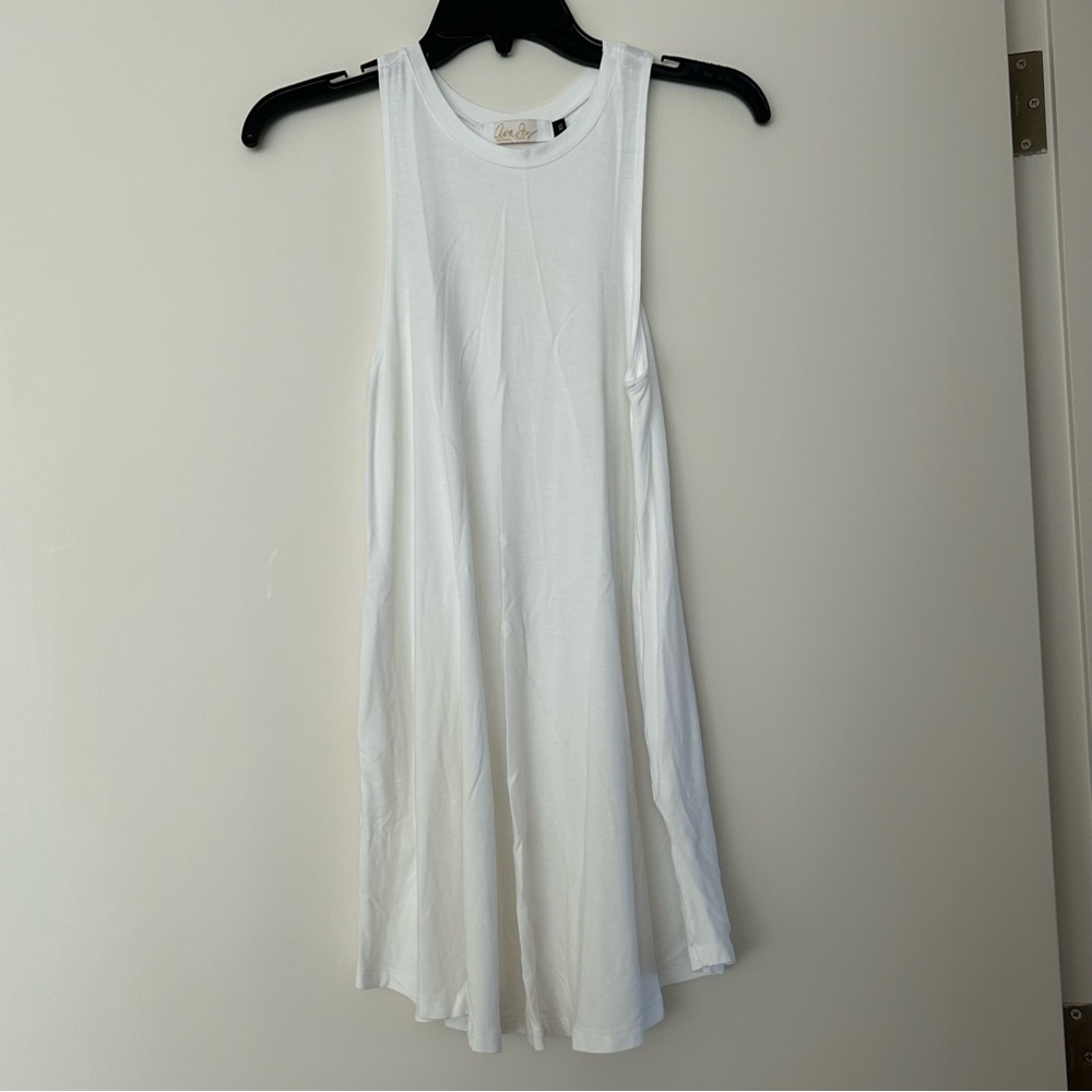Ava Sky White Swing Tank Dress
